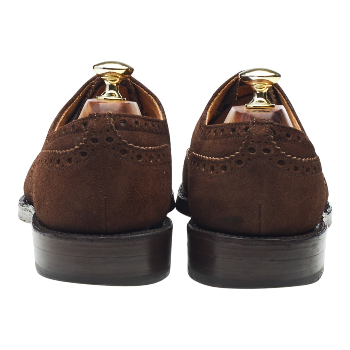'Fairfield II' Dark Brown Suede Oxford Brogues UK 8 F
