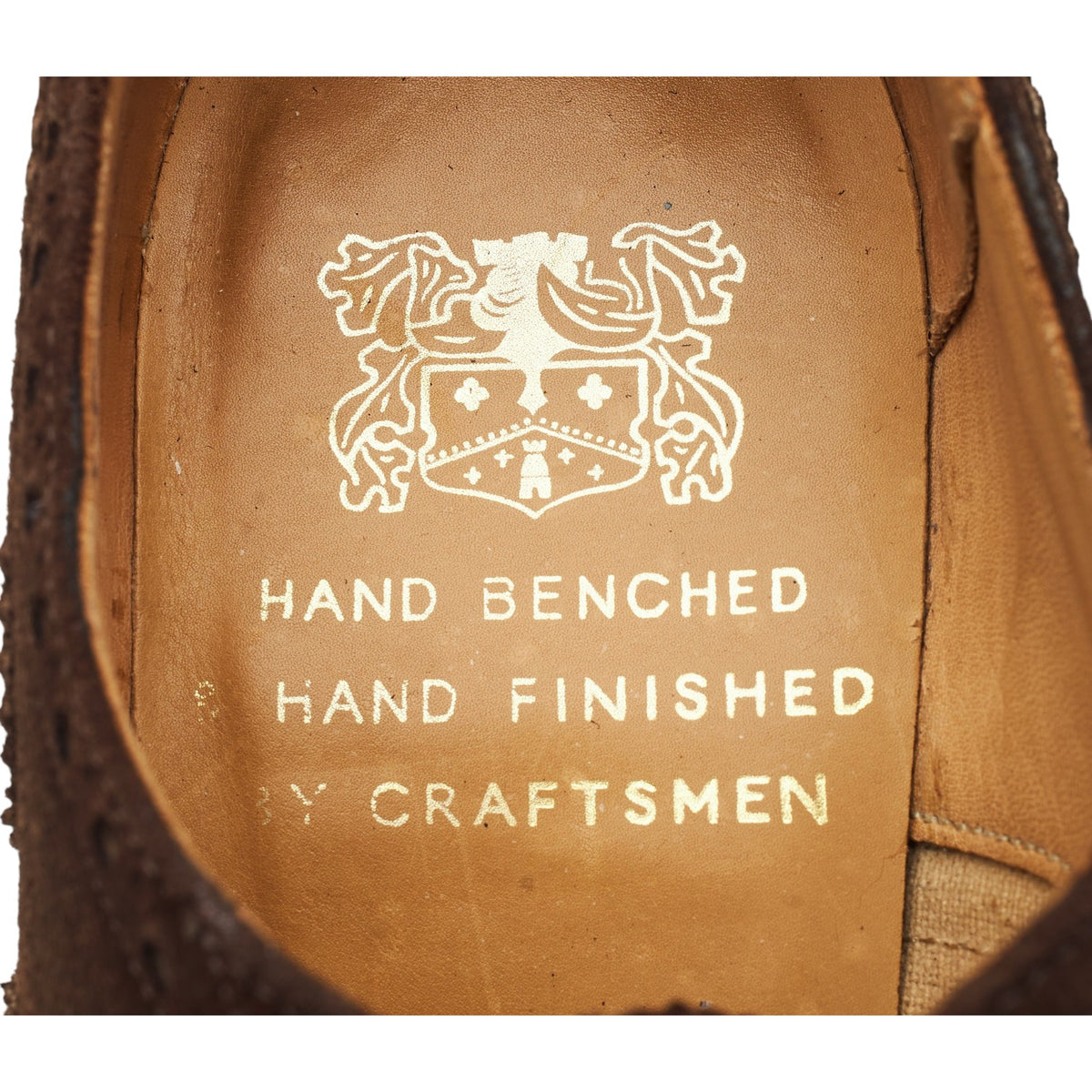 'Fairfield II' Dark Brown Suede Oxford Brogues UK 8 F
