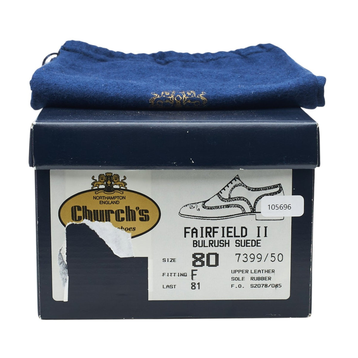 'Fairfield II' Dark Brown Suede Oxford Brogues UK 8 F
