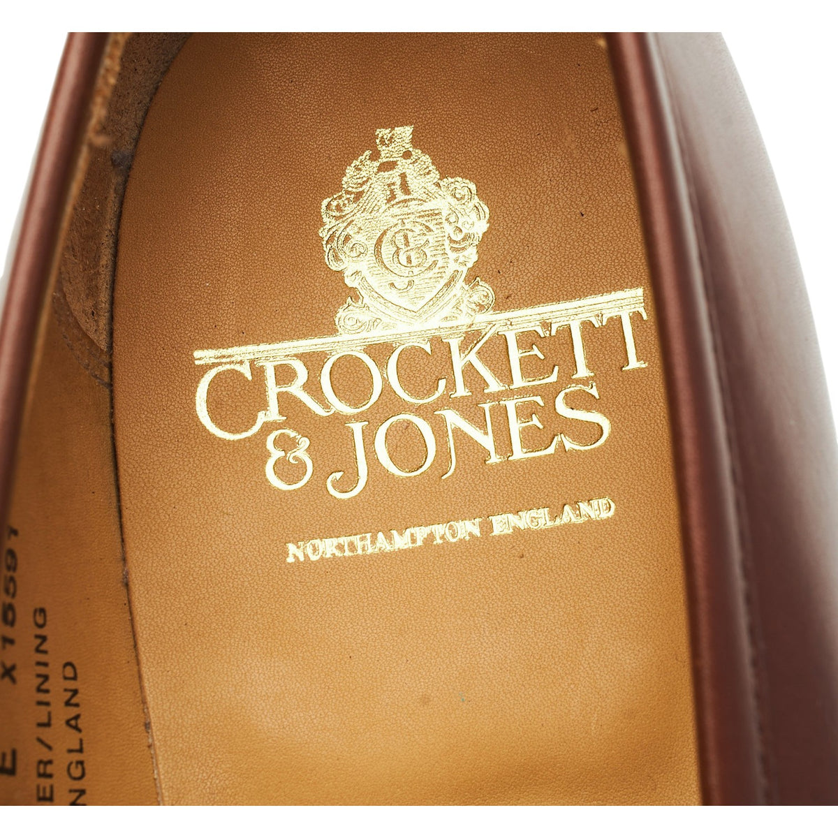 'Wantage' Brown Split Toe Leather Loafers UK 10.5 E