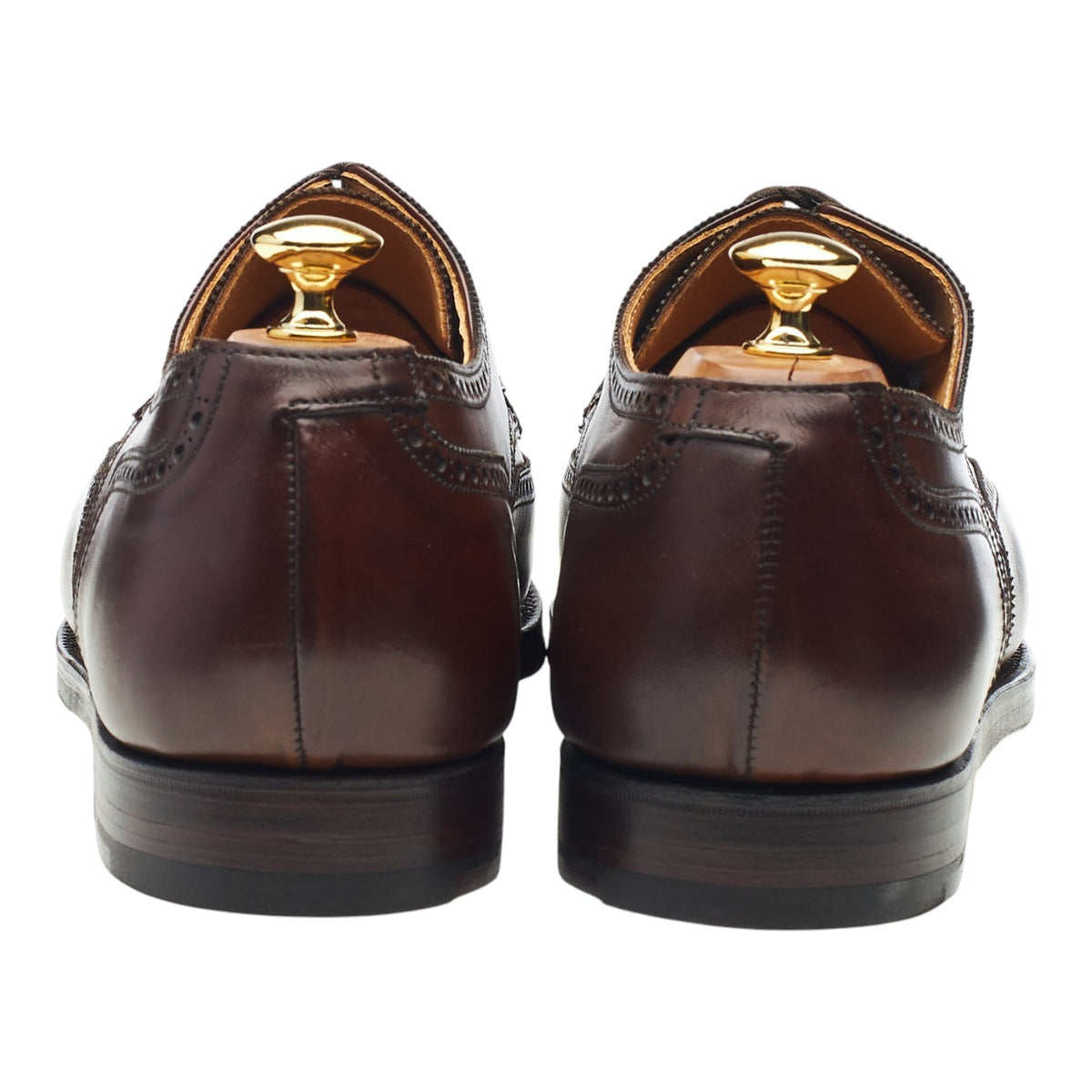 Alt Wien 'Budapest' Brown Leather Derby Brogues UK 11 E
