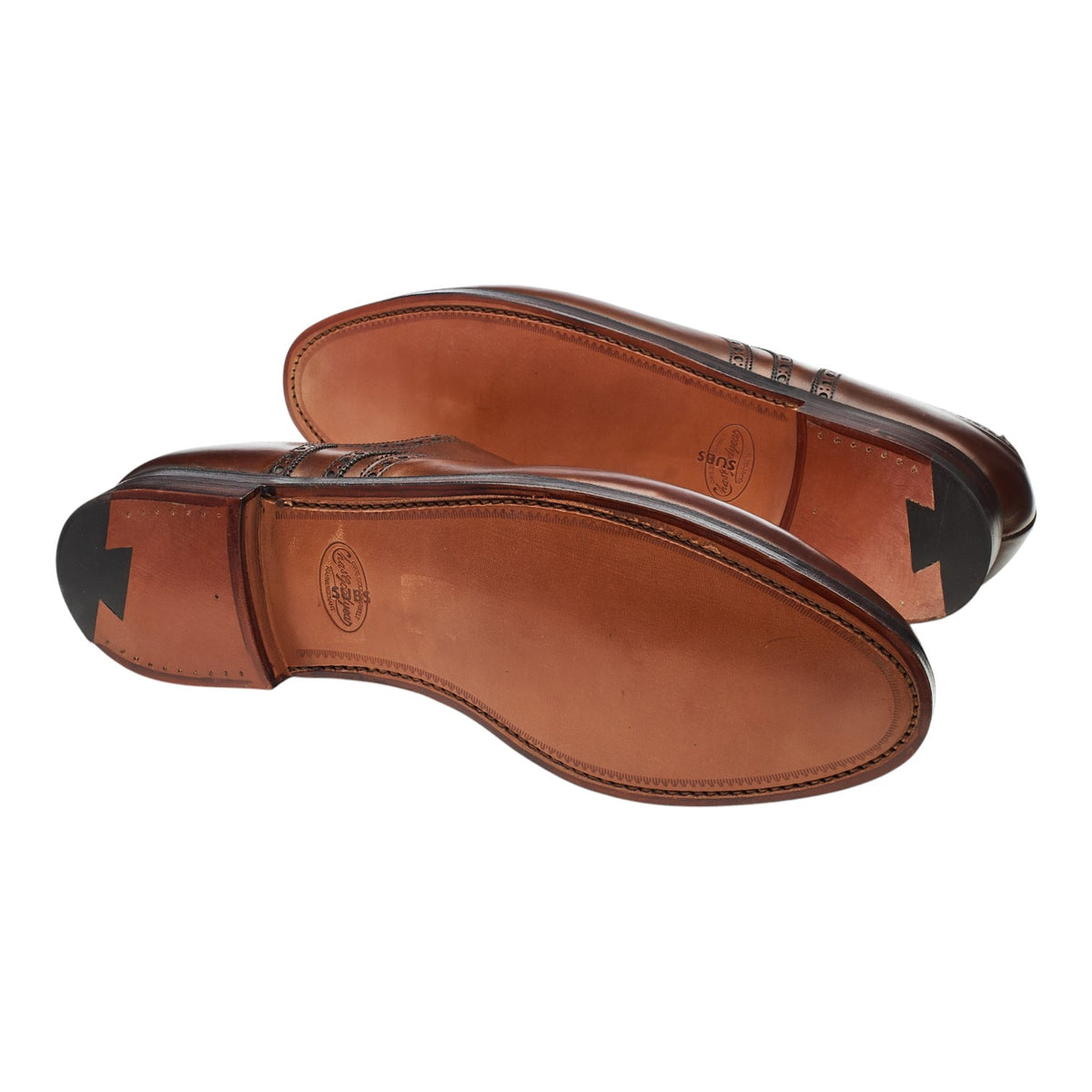 Alt Wien 'Budapest' Brown Leather Derby Brogues UK 11 E