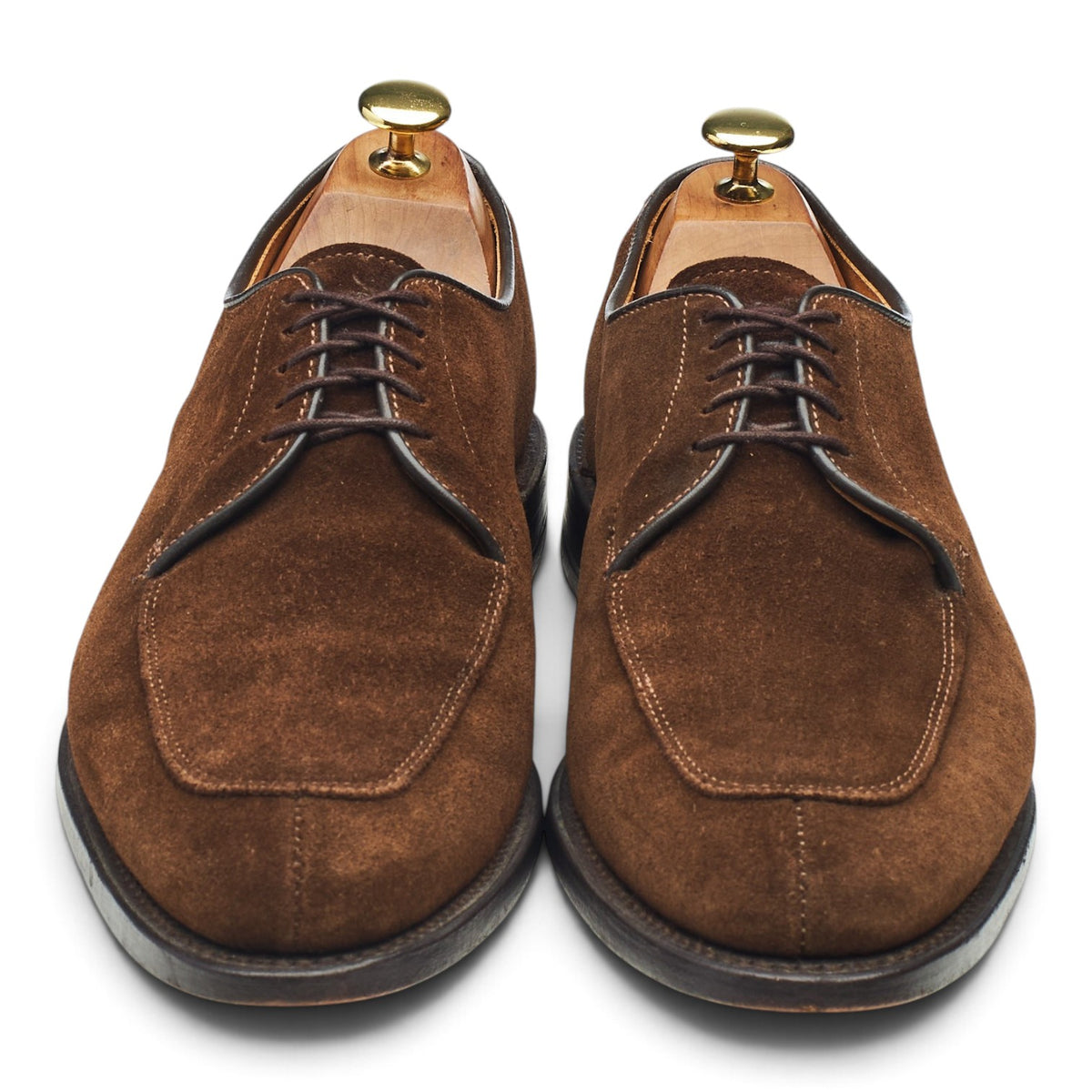 'Delray' Brown Suede Derby Split Toe UK 8 US 9 D