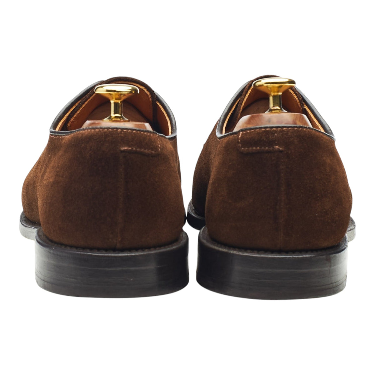 'Delray' Brown Suede Derby Split Toe UK 8 US 9 D