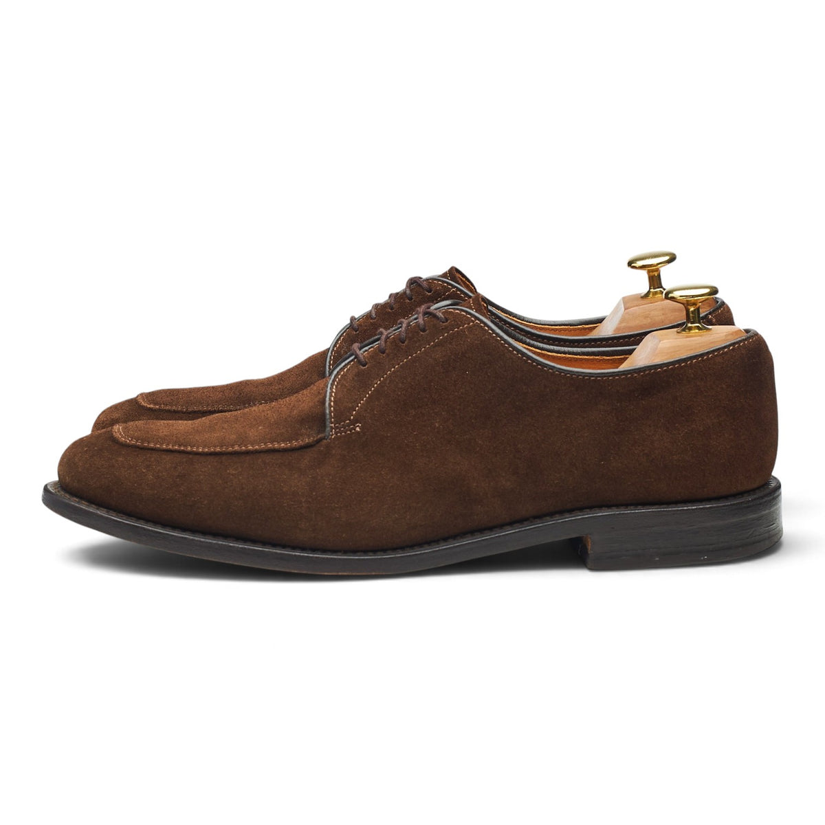'Delray' Brown Suede Derby Split Toe UK 8 US 9 D
