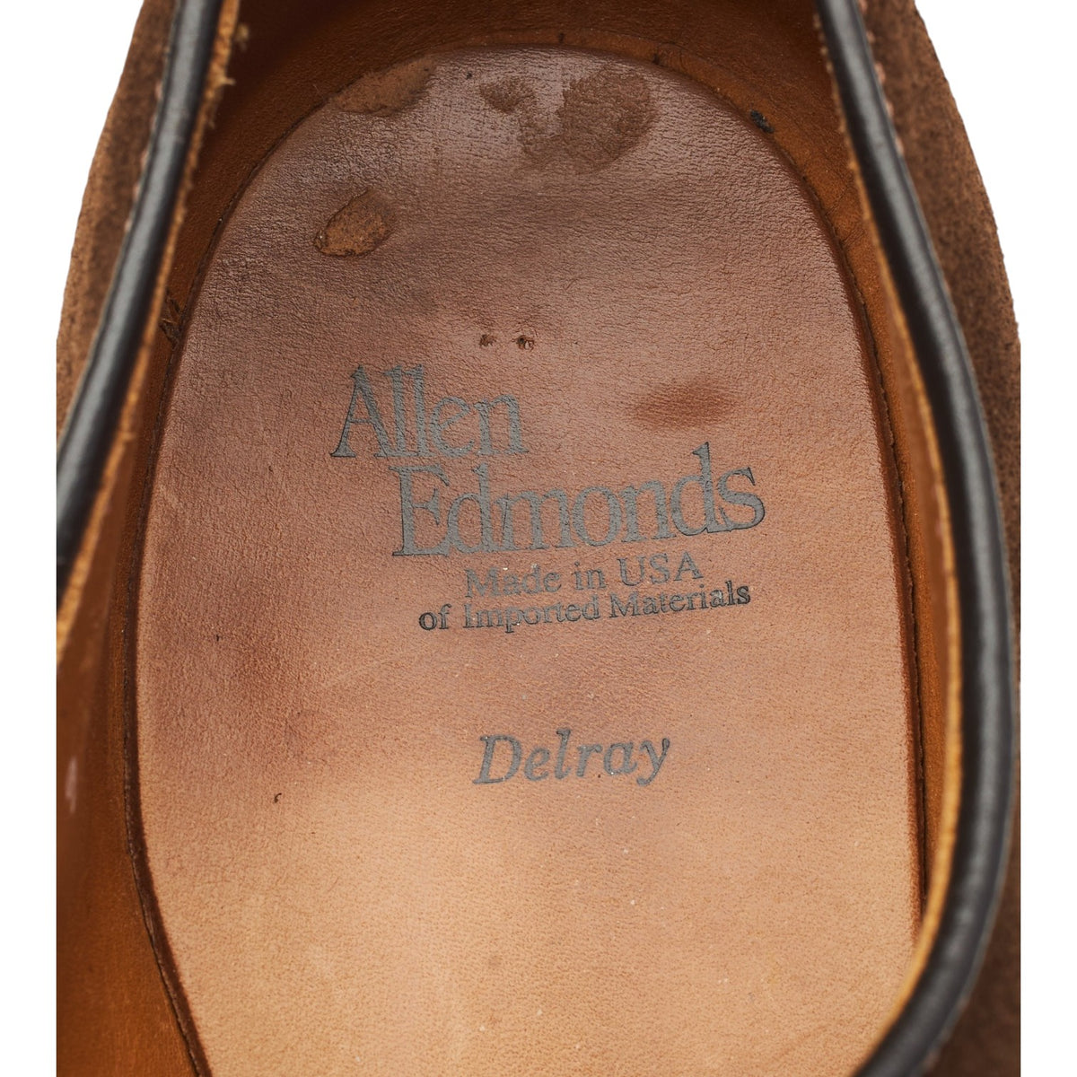 'Delray' Brown Suede Derby Split Toe UK 8 US 9 D