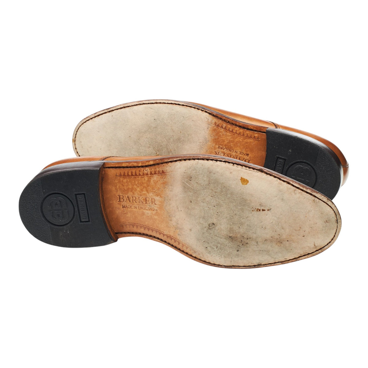 Tan Brown Leather Derby UK 7.5 G