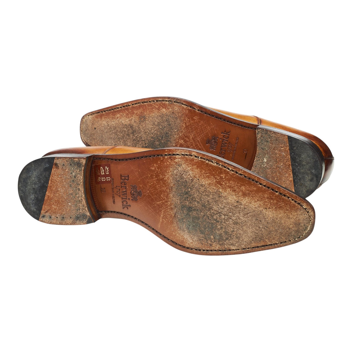 '2428' Tan Brown Leather Oxford UK 10