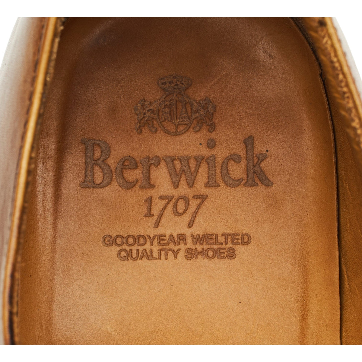'2428' Tan Brown Leather Oxford UK 10