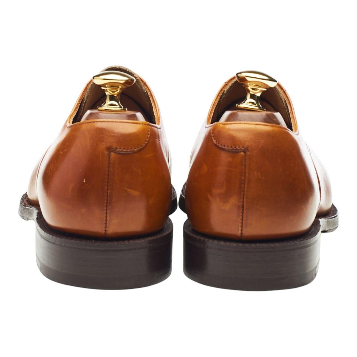 Tan Brown Leather Oxford UK 6.5 E