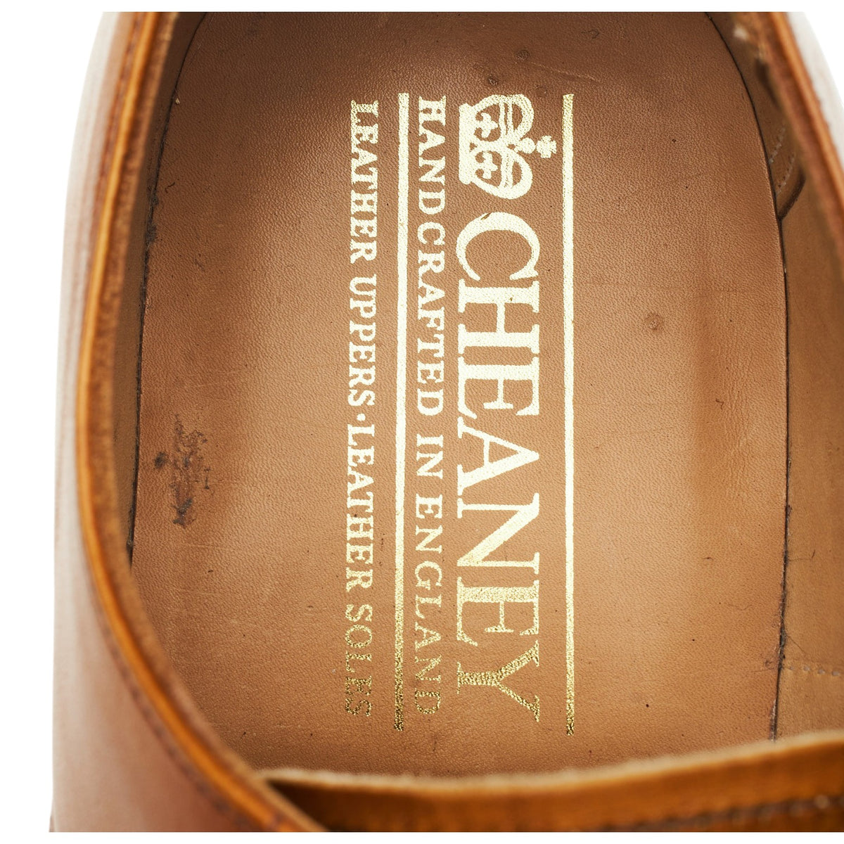 Tan Brown Leather Oxford UK 6.5 E