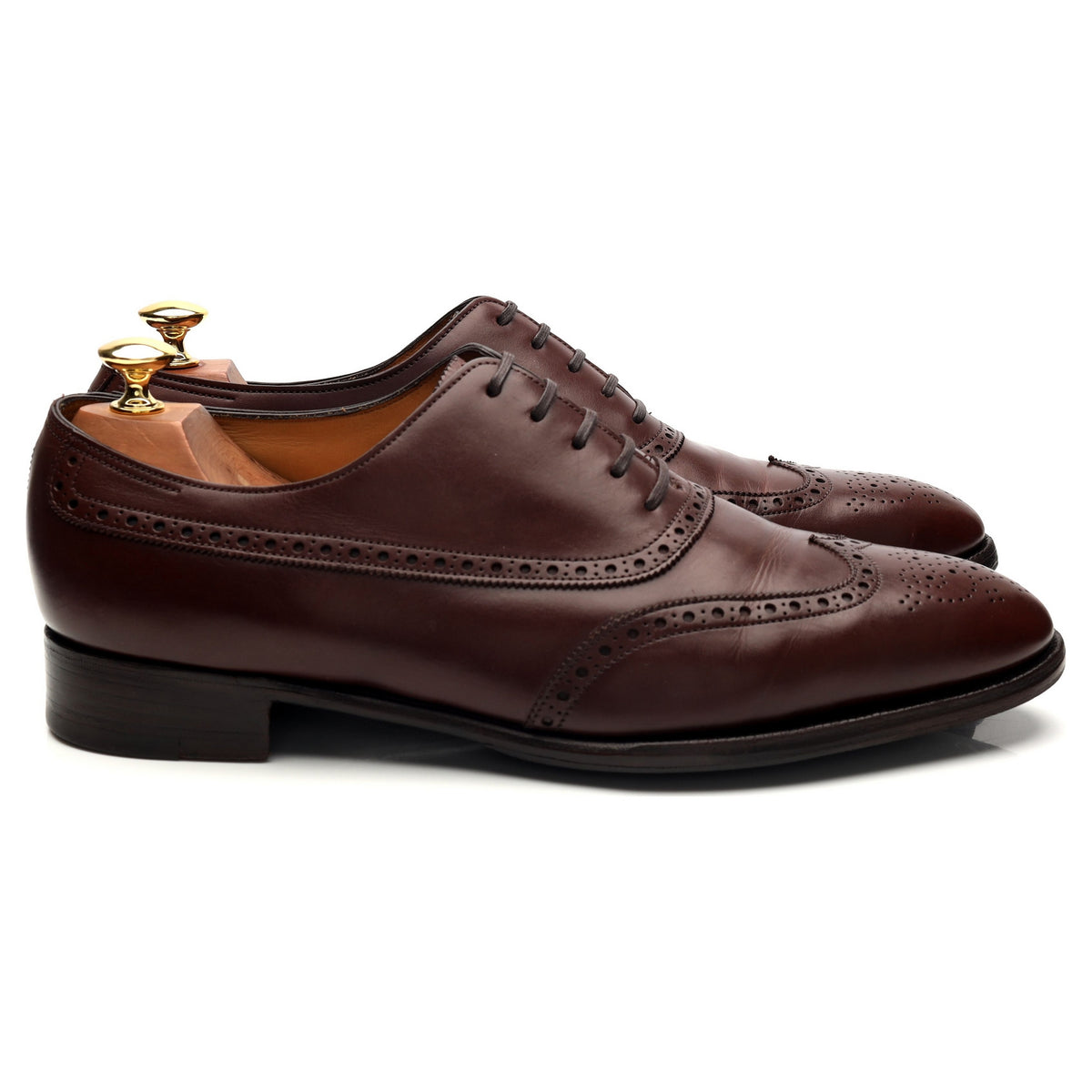 &#39;Westminster&#39; Brown Leather Oxford Brogues UK 9 EE