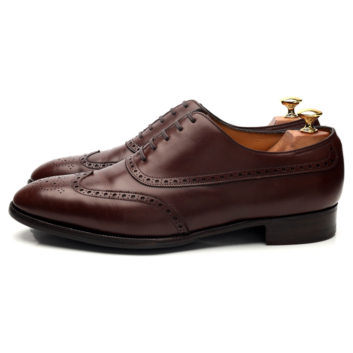 &#39;Westminster&#39; Brown Leather Oxford Brogues UK 9 EE