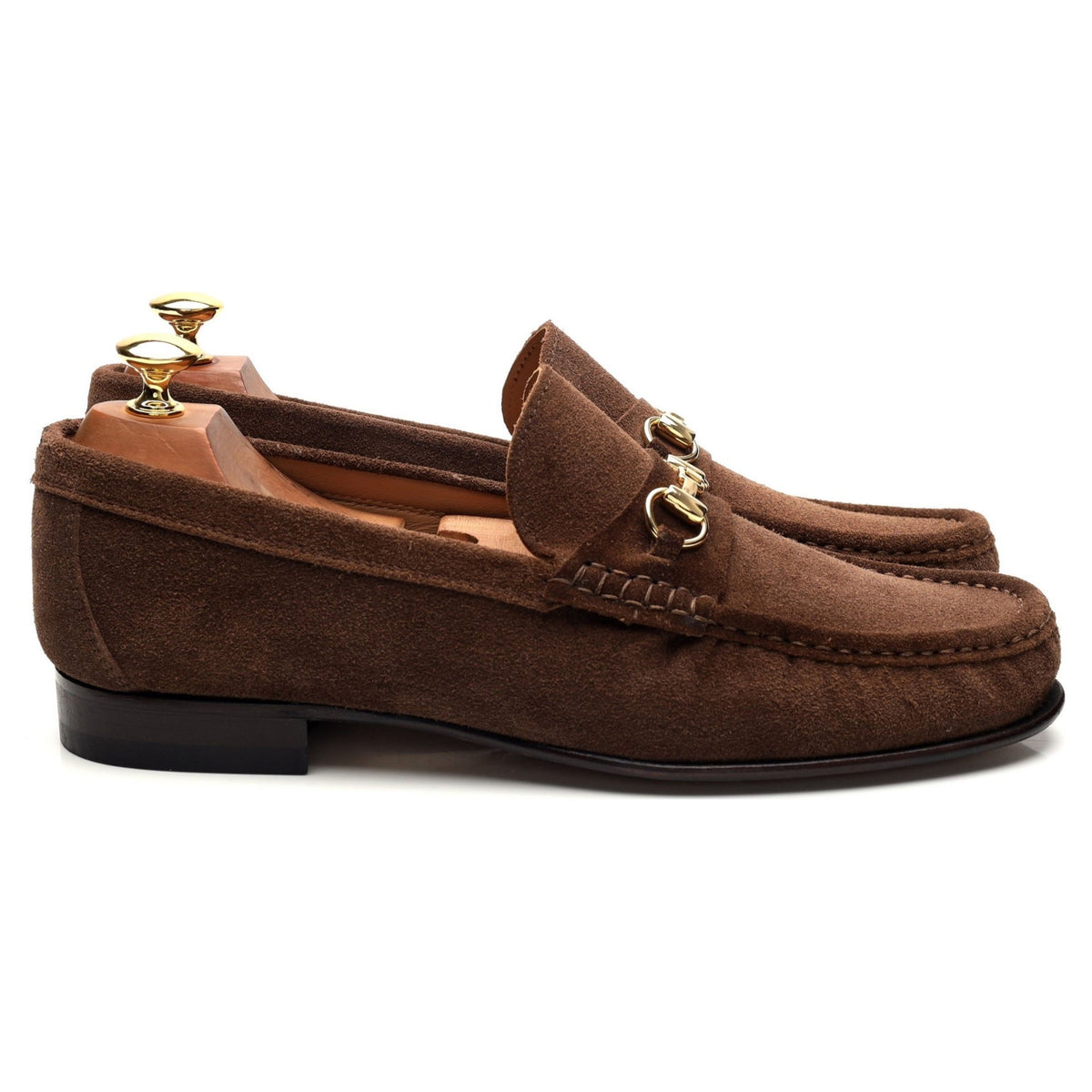 &#39;Parma&#39; Brown Suede Loafers UK 9.5 EU 43.5