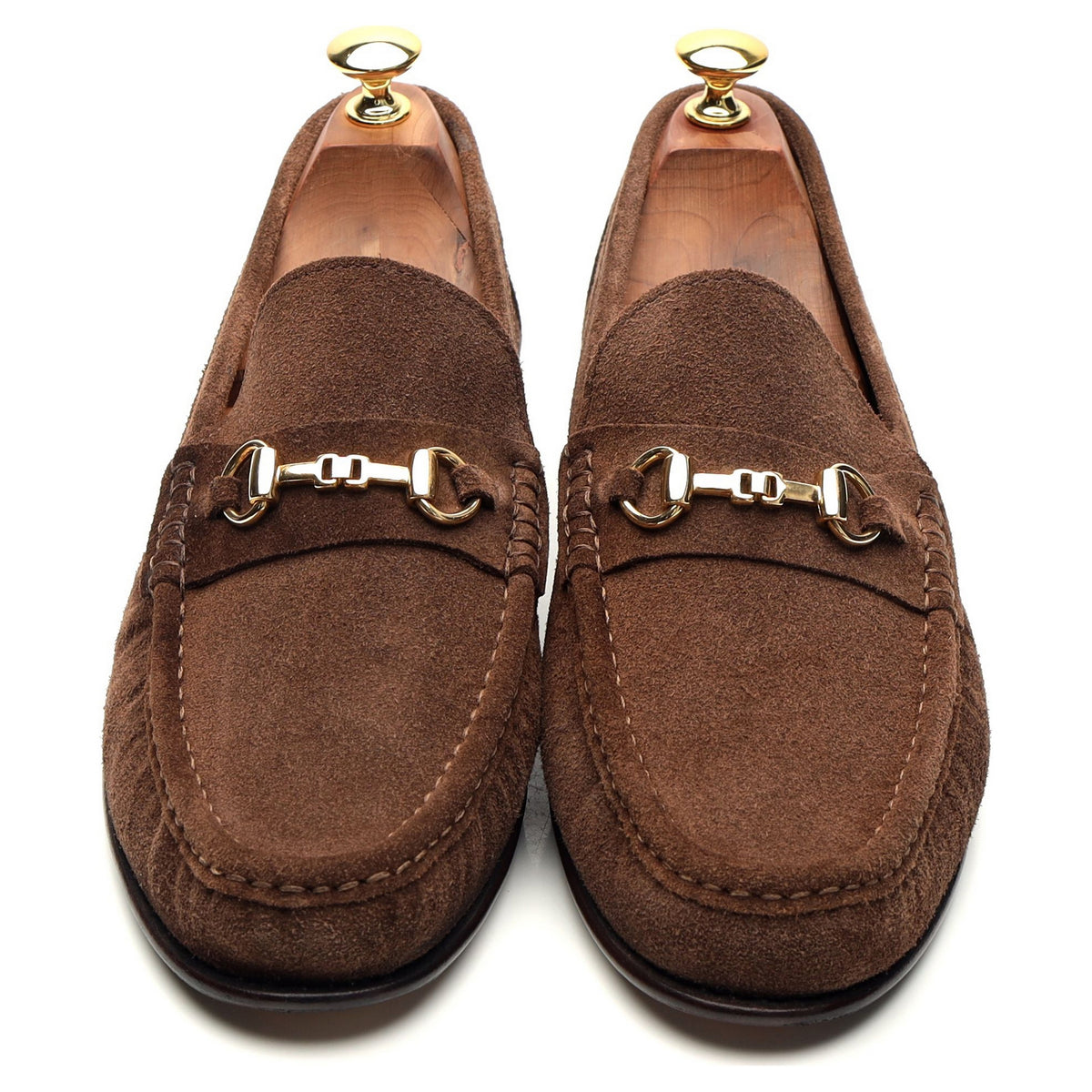 &#39;Parma&#39; Brown Suede Loafers UK 9.5 EU 43.5