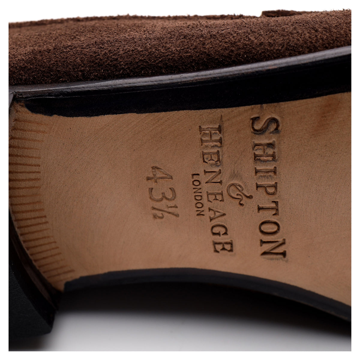 &#39;Parma&#39; Brown Suede Loafers UK 9.5 EU 43.5