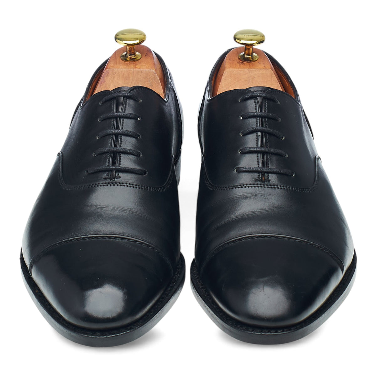 'Langton' Black Leather Oxford UK 8 EE
