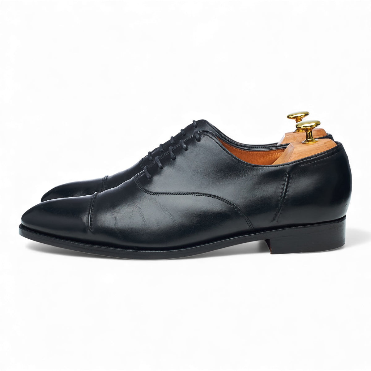 'Langton' Black Leather Oxford UK 8 EE