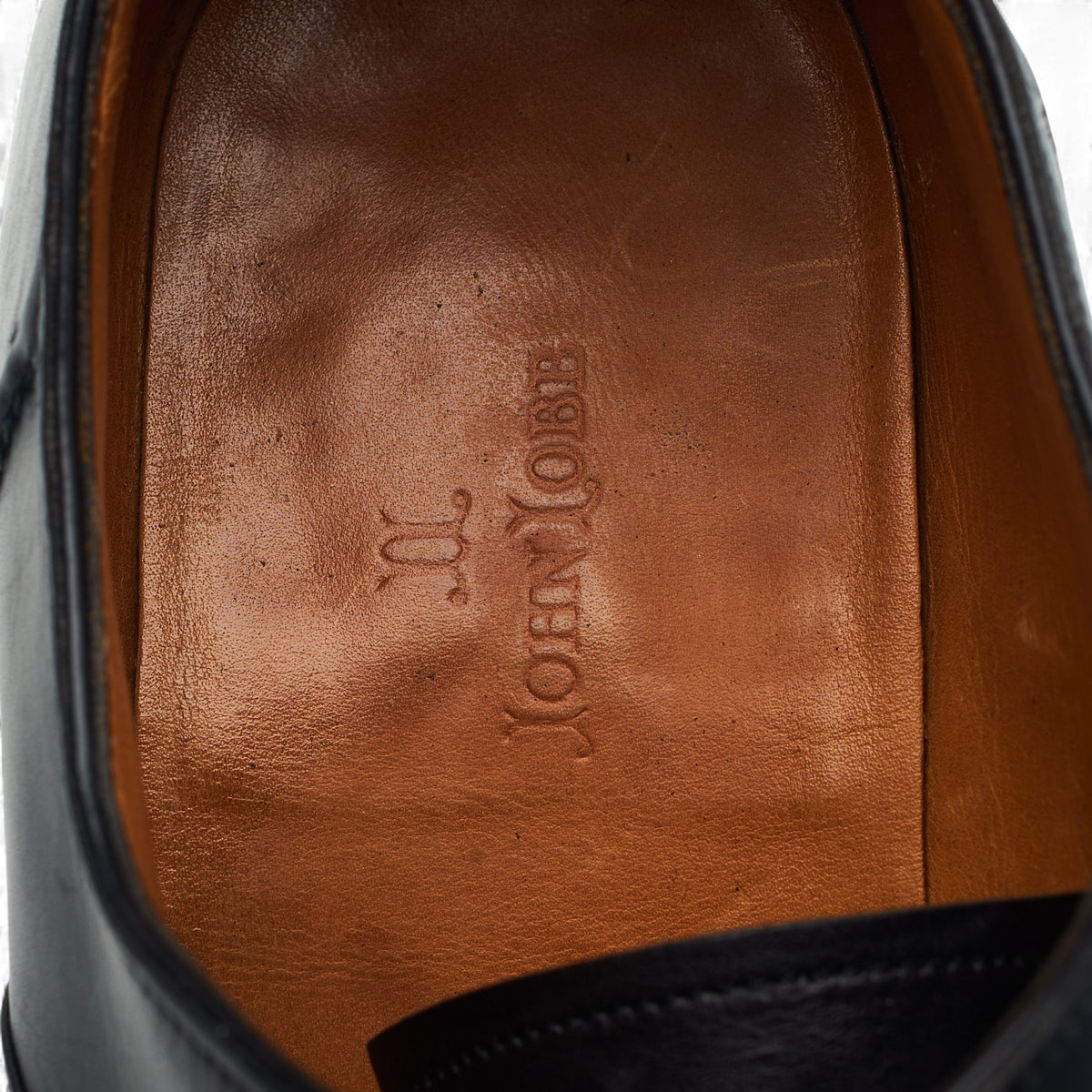 'Langton' Black Leather Oxford UK 8 EE
