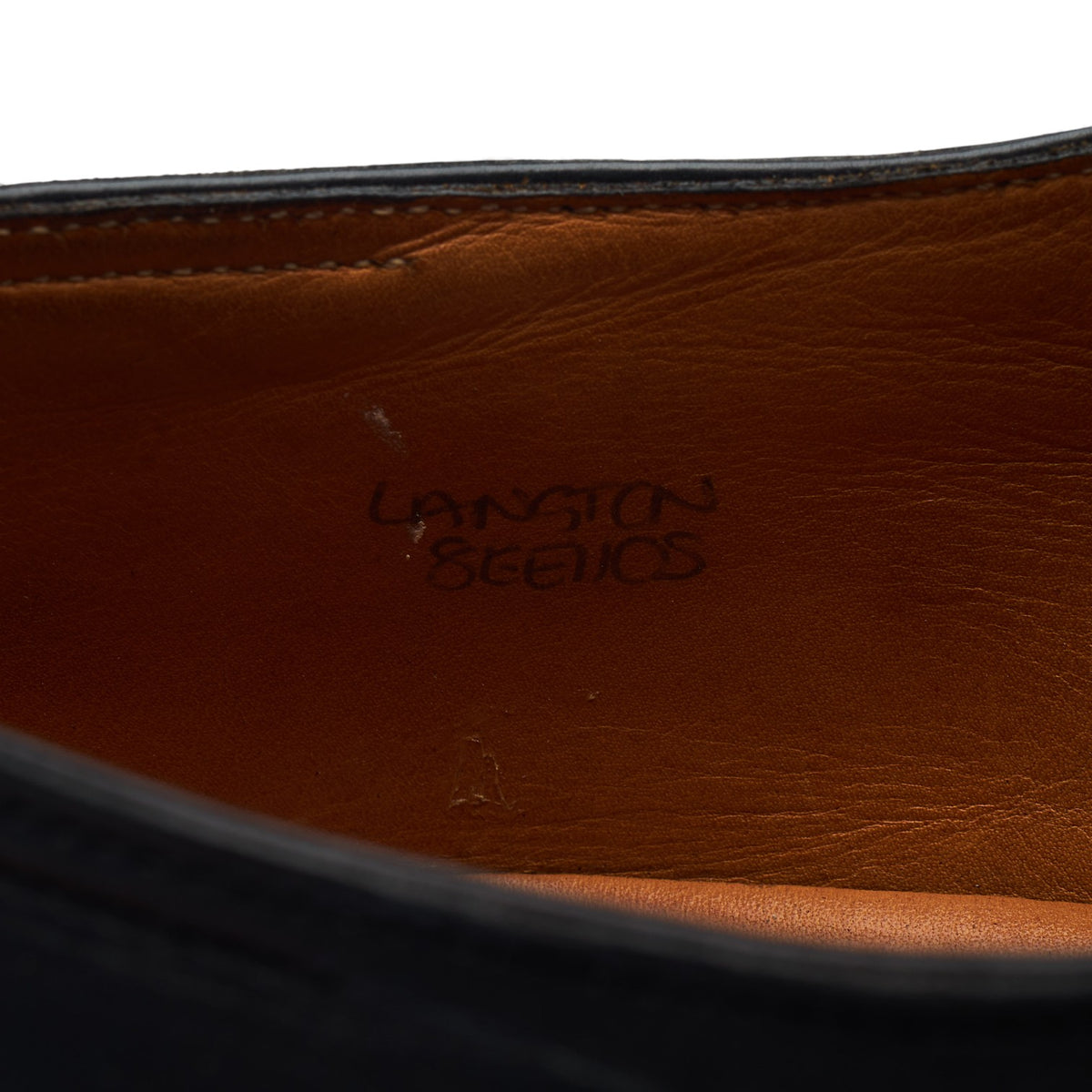'Langton' Black Leather Oxford UK 8 EE