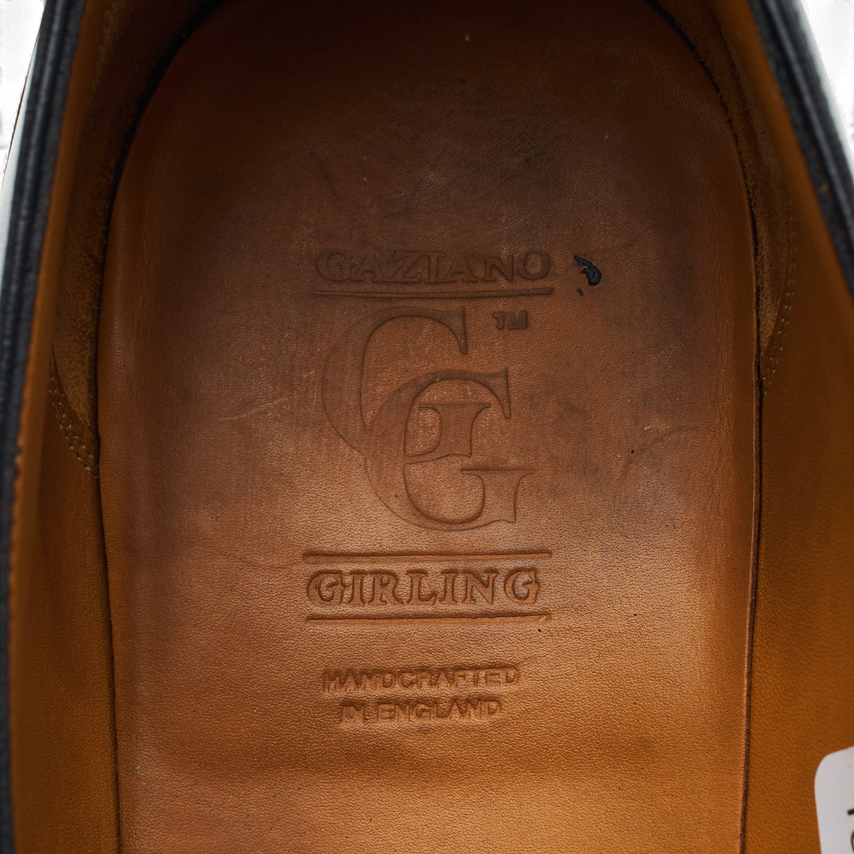 'Corniche' Black Leather Tassel Loafers UK 9.5 E