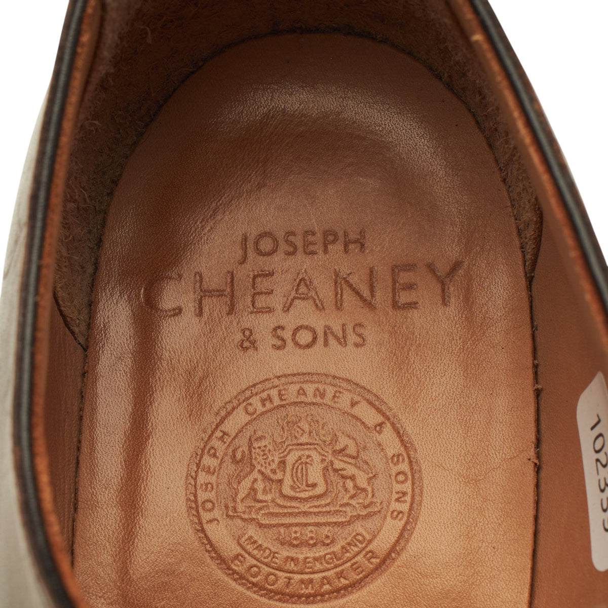 'Berkeley' Dark Brown Leather Wholecut Oxford UK 10.5 F