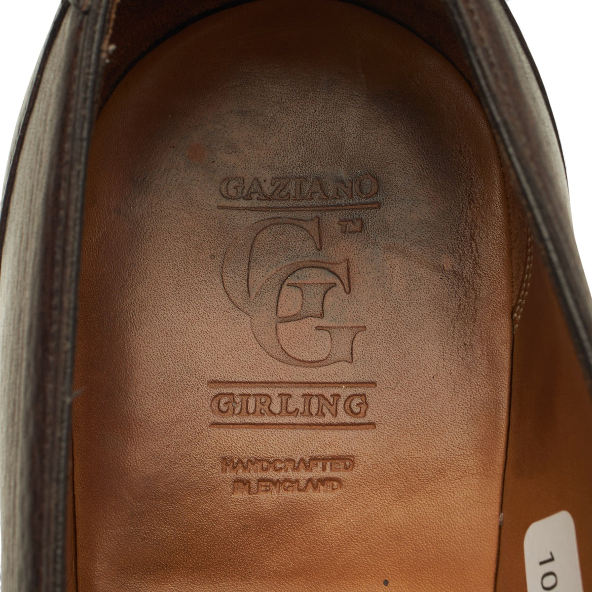 'Corniche' Dark Brown Leather Tassel Loafers UK 9 F