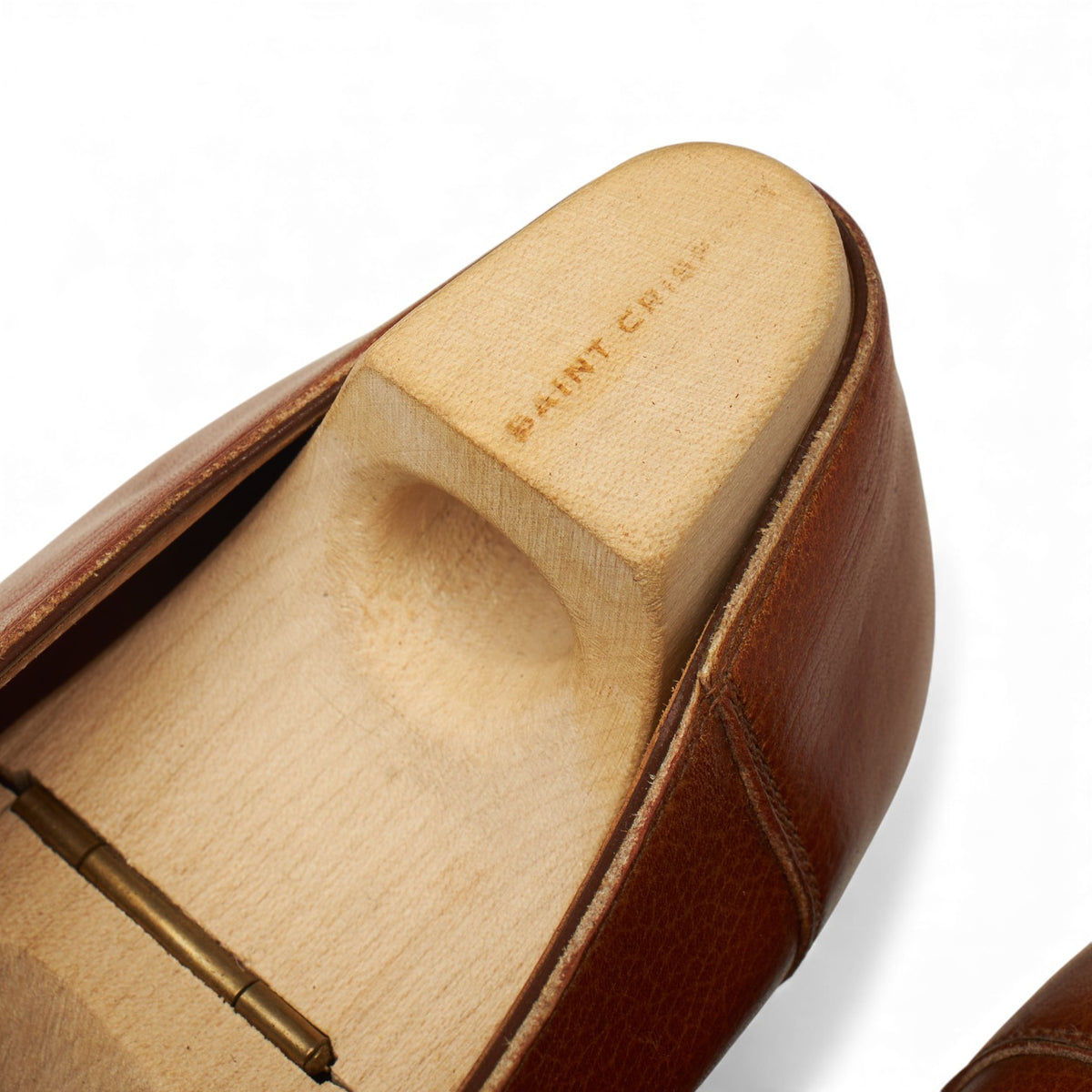 Bryceland's '633' Tan Brown Leather Split Toe Derby UK 8 F