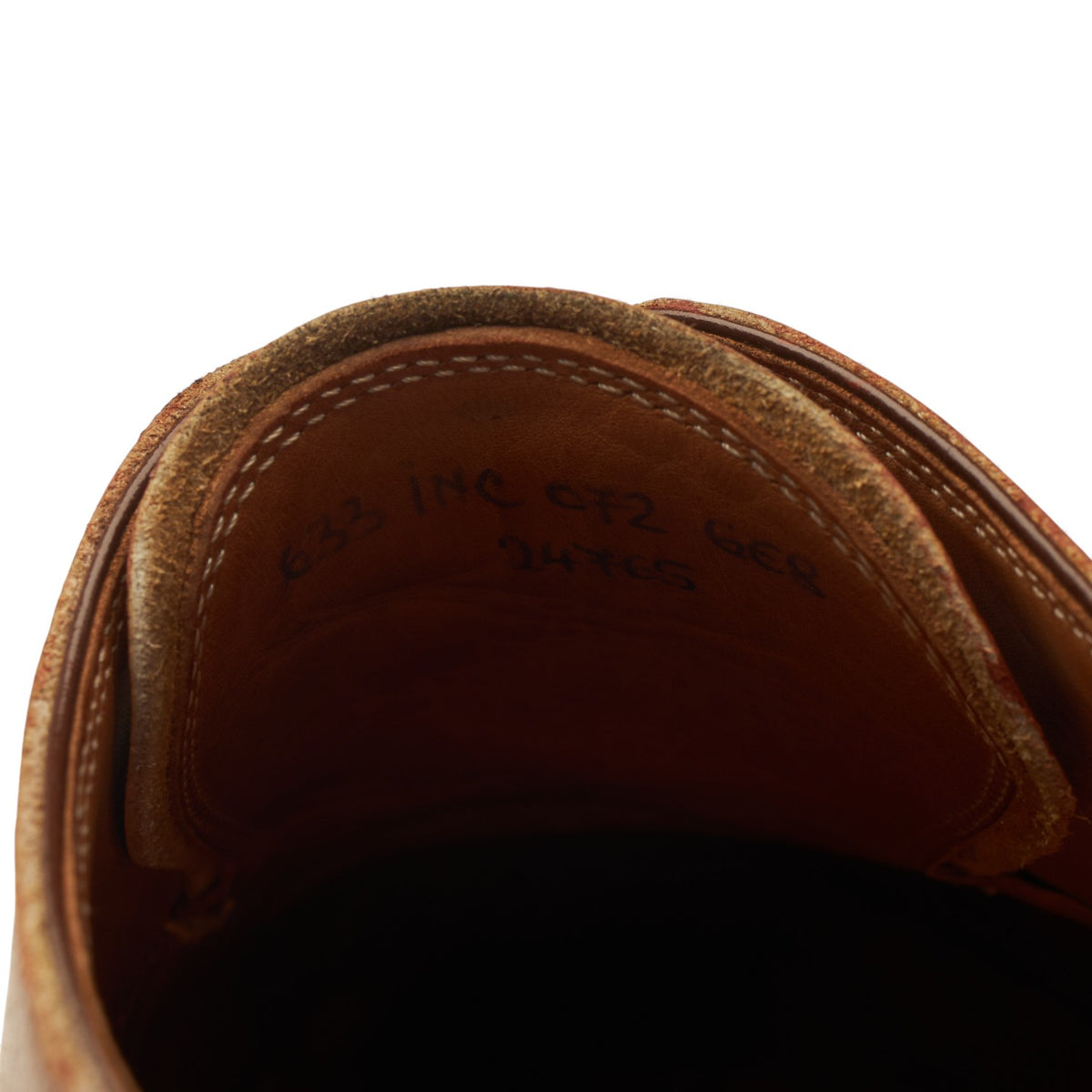 Bryceland's '633' Tan Brown Leather Split Toe Derby UK 8 F