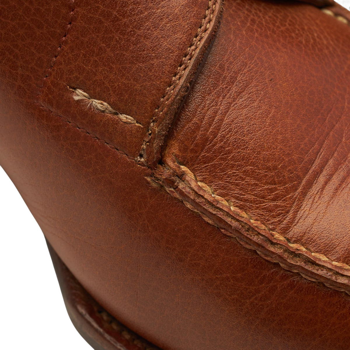 Bryceland's '633' Tan Brown Leather Split Toe Derby UK 8 F