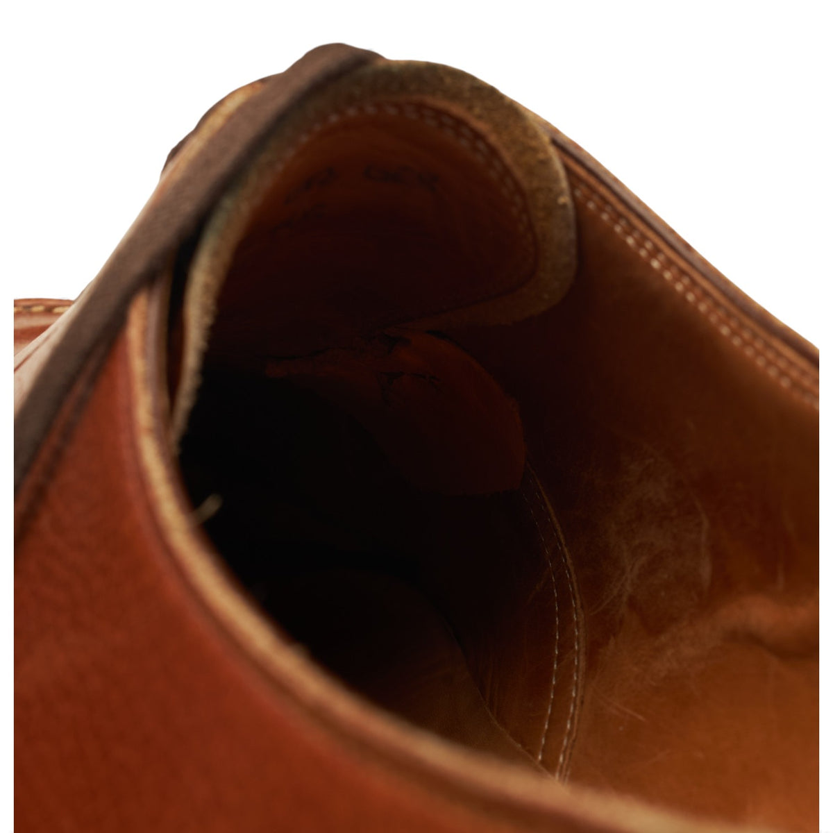 Bryceland's '633' Tan Brown Leather Split Toe Derby UK 8 F