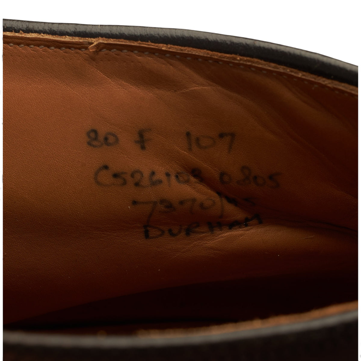 'Durham' Dark Brown Leather Chukka Boots UK 8 F