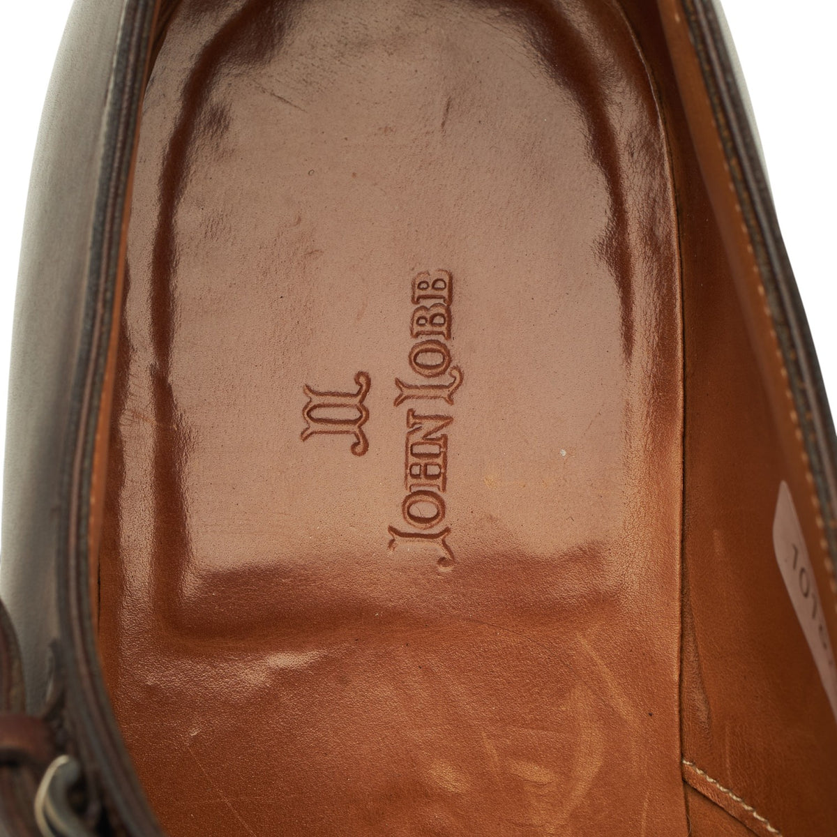 'Chapel' Dark Brown Museum Leather Double Monk Strap UK 9.5 E