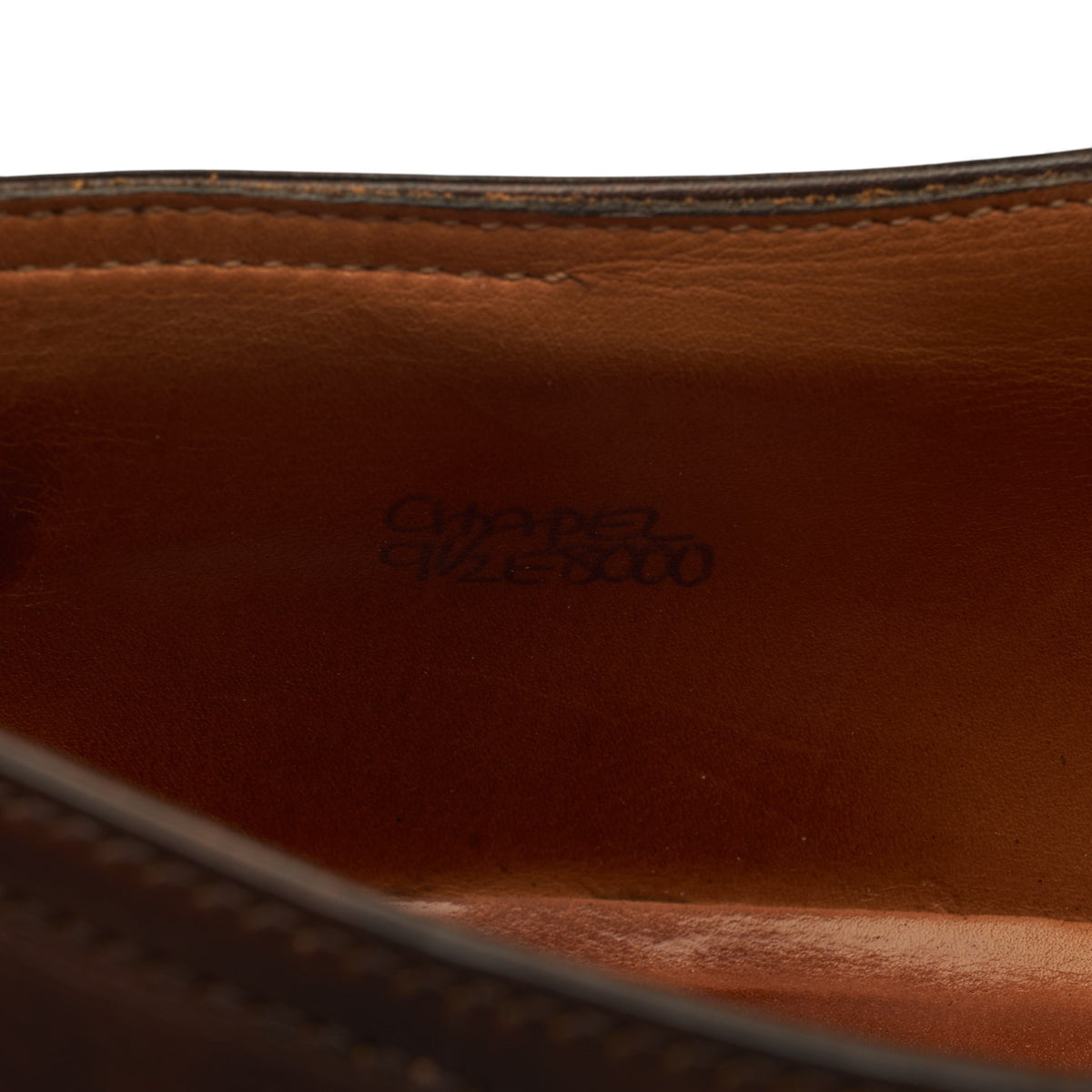 'Chapel' Dark Brown Museum Leather Double Monk Strap UK 9.5 E