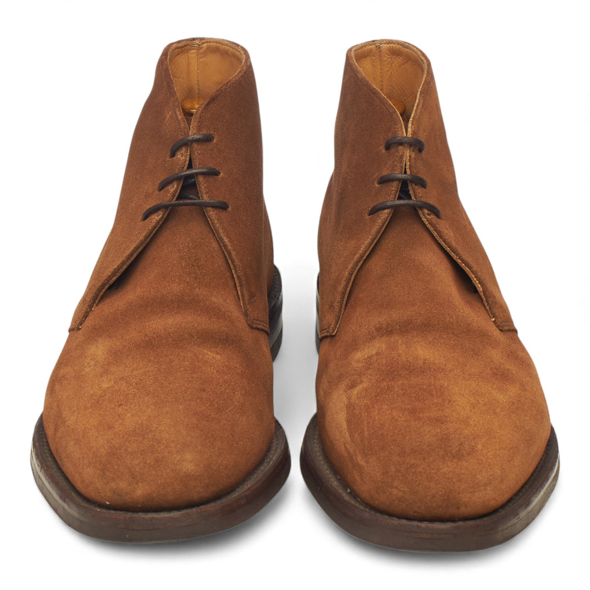 1880 'Kempton' Snuff Brown Suede Chukka Boots UK 7 F