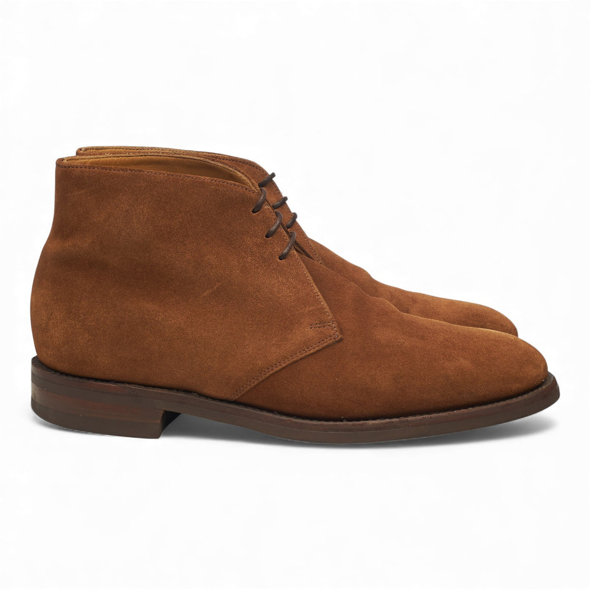 1880 'Kempton' Snuff Brown Suede Chukka Boots UK 7 F
