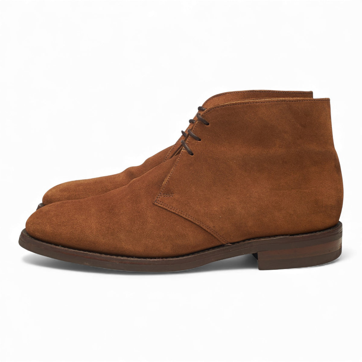 1880 'Kempton' Snuff Brown Suede Chukka Boots UK 7 F