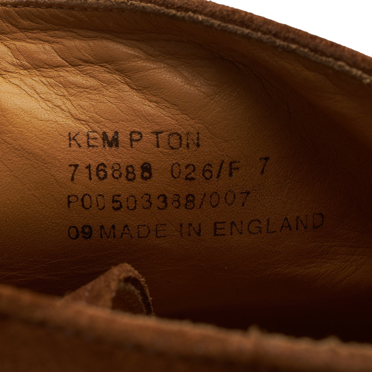 1880 'Kempton' Snuff Brown Suede Chukka Boots UK 7 F