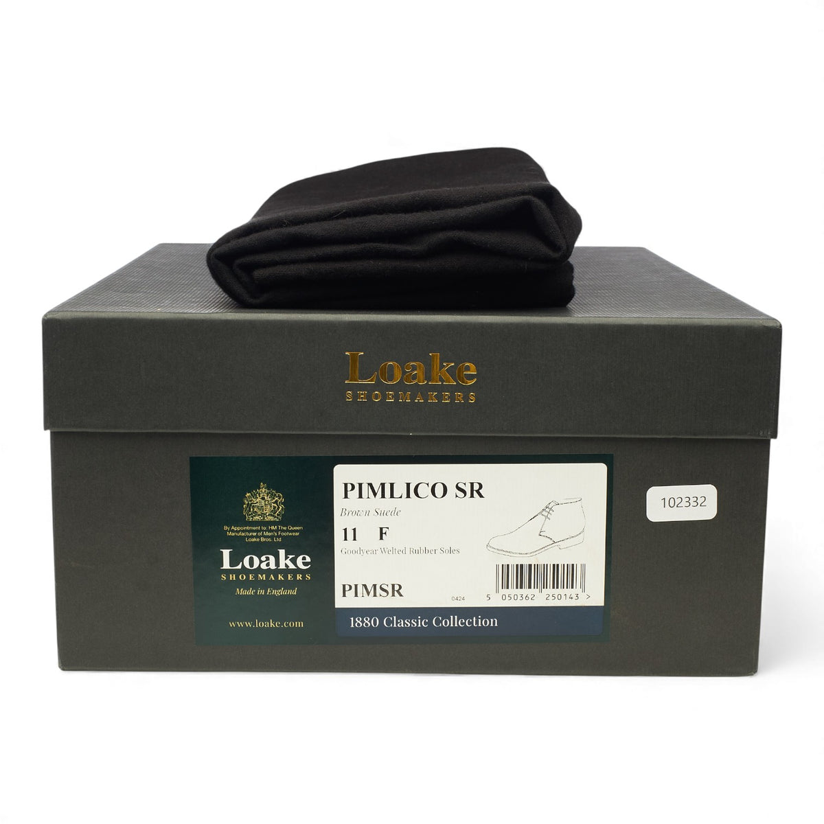 1880 'Pimlico' Brown Suede Chukka Boots UK 11 F