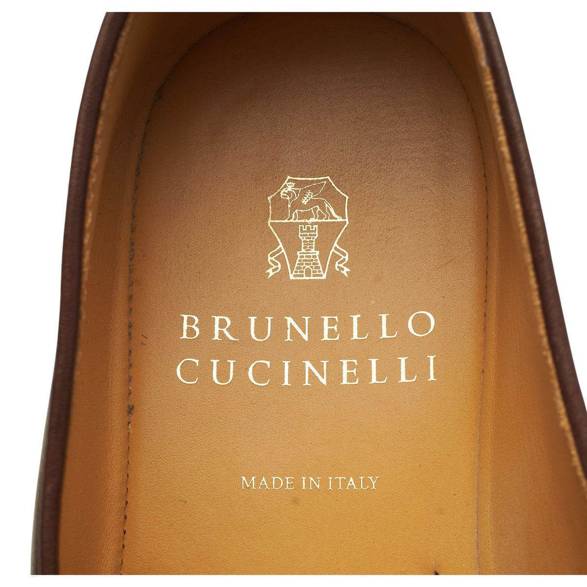 Dark Brown Leather Loafers UK 9 EU 43