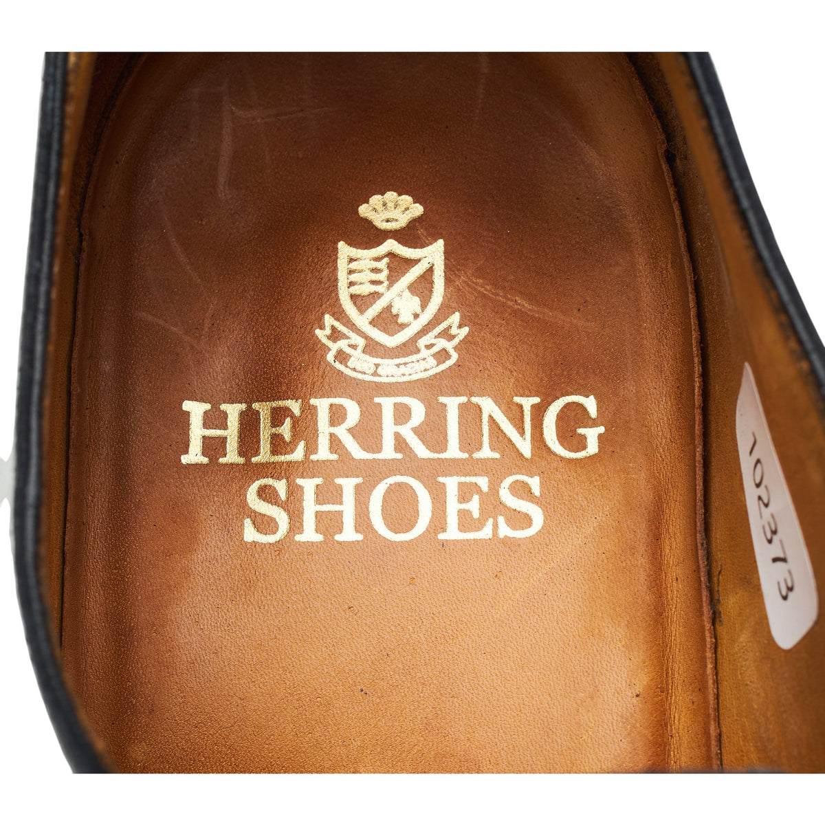 Black Leather Wholecut Oxford UK 8.5