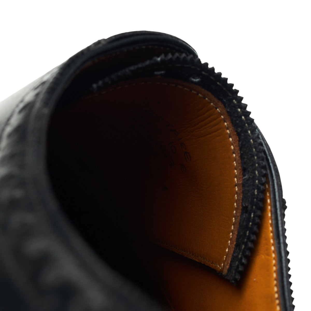 Deco 'Astaire' Black Leather Oxford Brogues UK 10 E