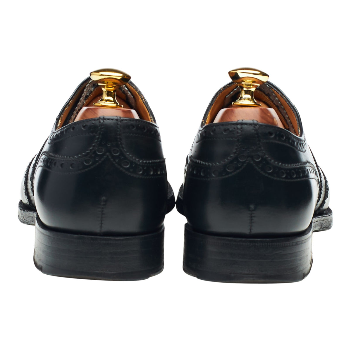 'Chetwynd' Black Leather Oxford Brogues UK 6.5 F