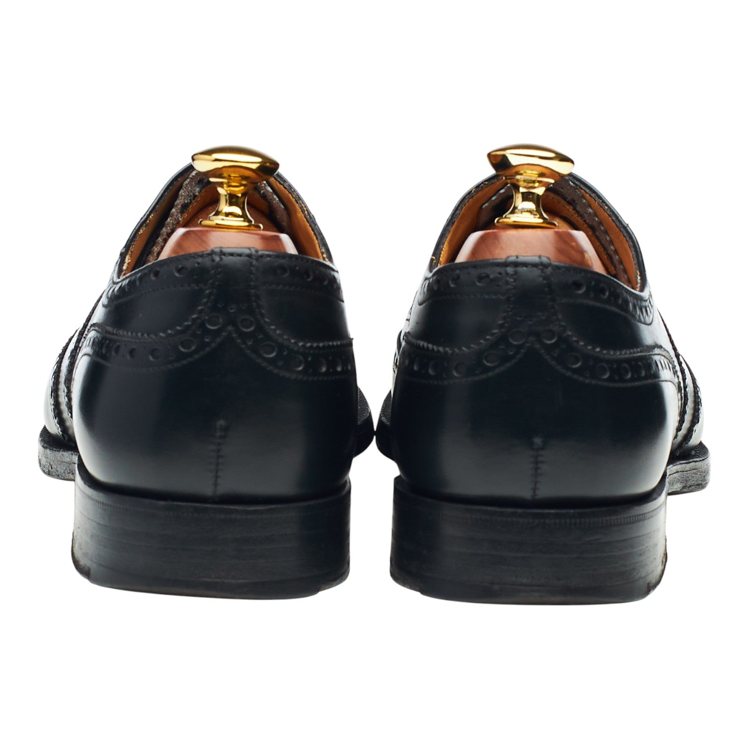 【4都市】Church's CHETWYND（UK65F) Chetwynd' Black Leather Oxford Brogues UK 6.5 F - Abbot's Shoes