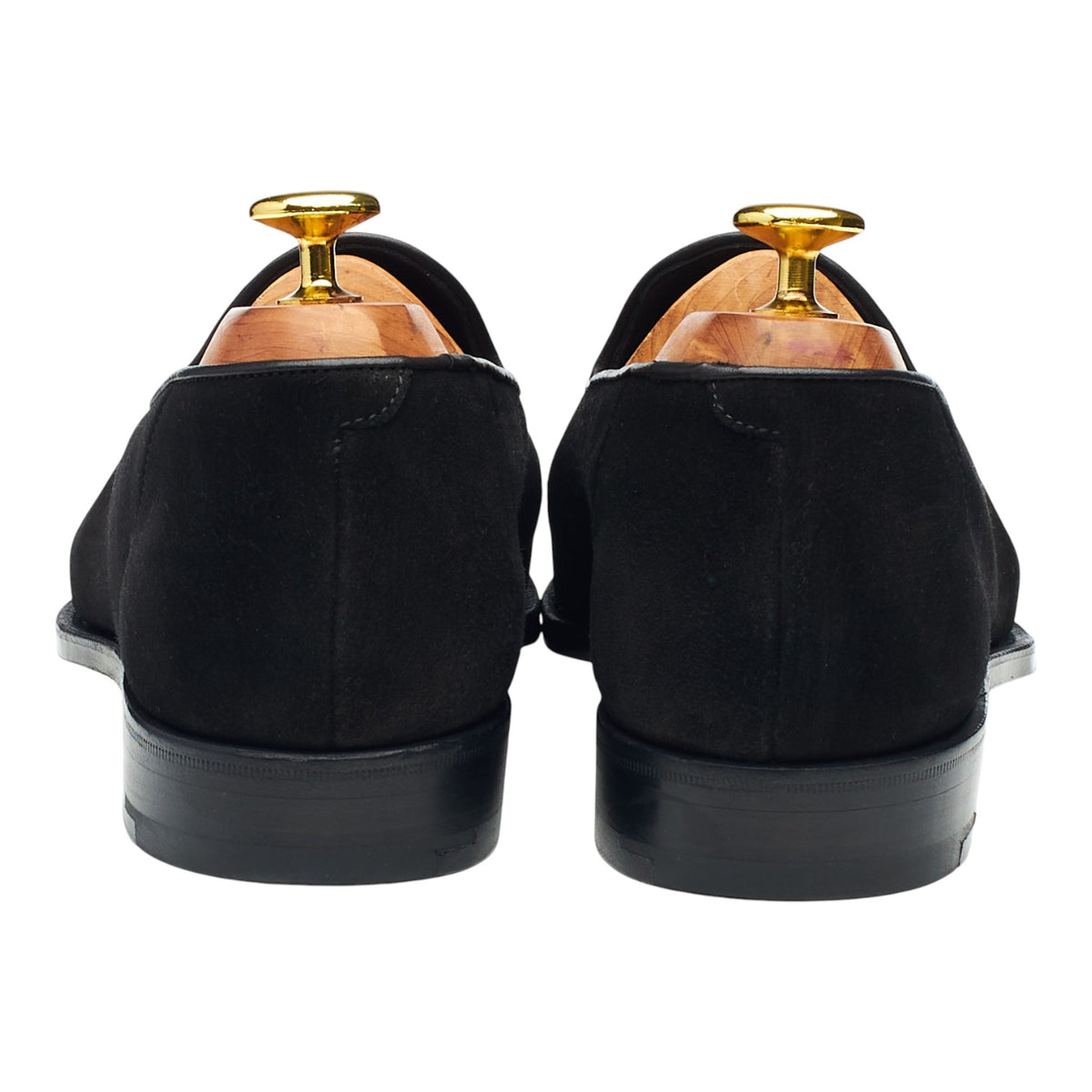 'Hampton' Black Suede Loafers UK 8 E