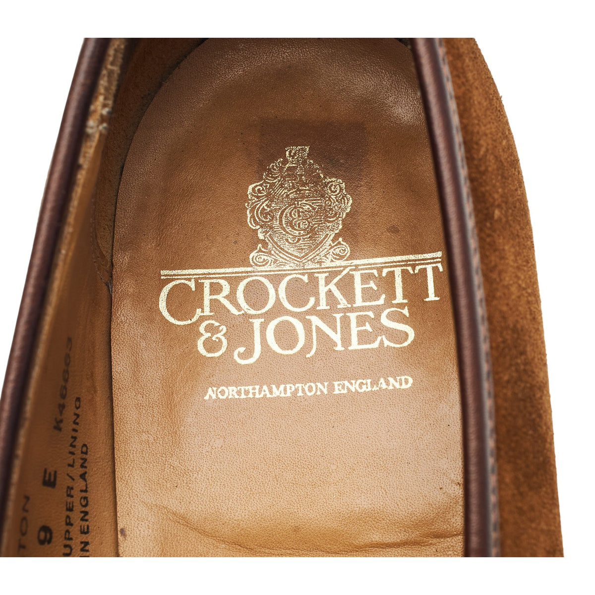 'Eaton' Snuff Brown Suede Loafers UK 9.5 E