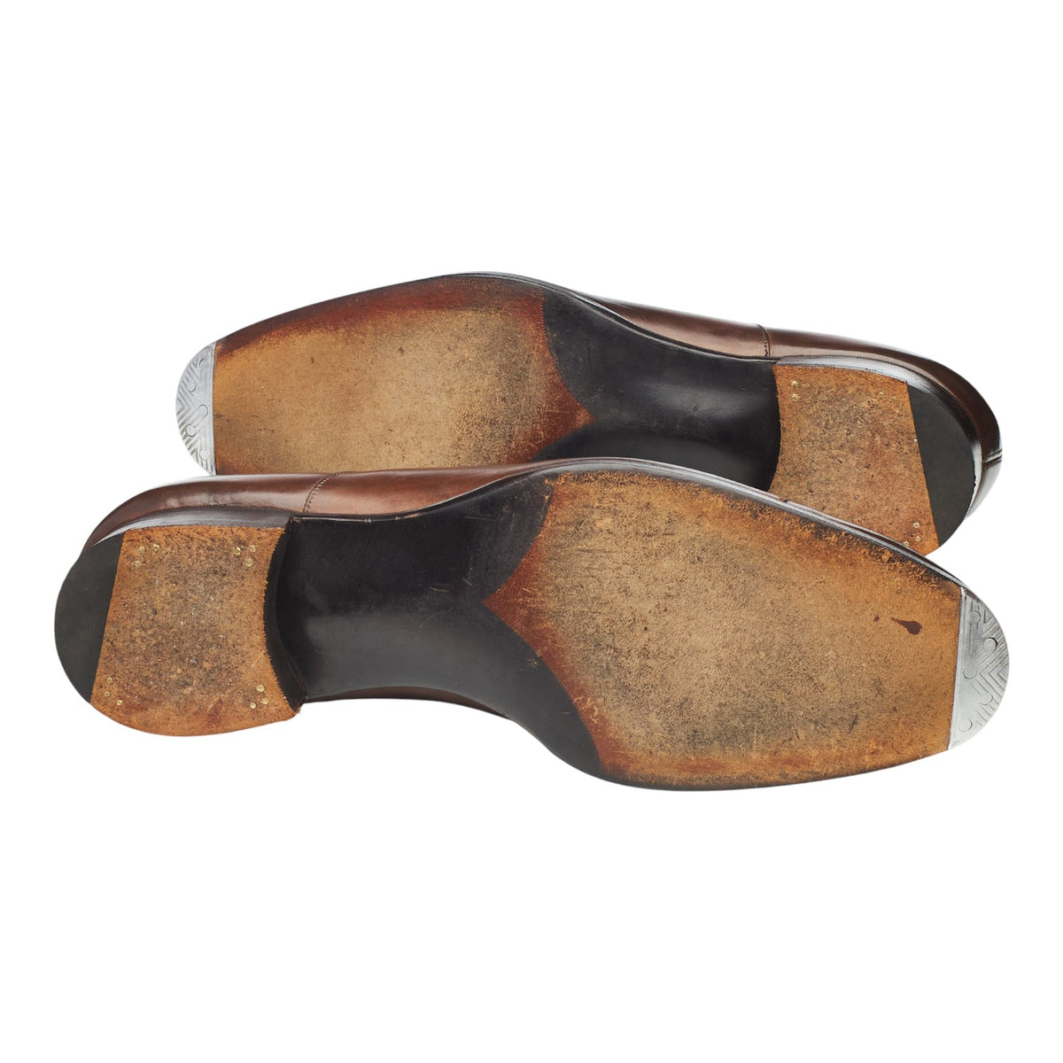 'Oxford' Dark Brown Leather Oxford UK 7 E