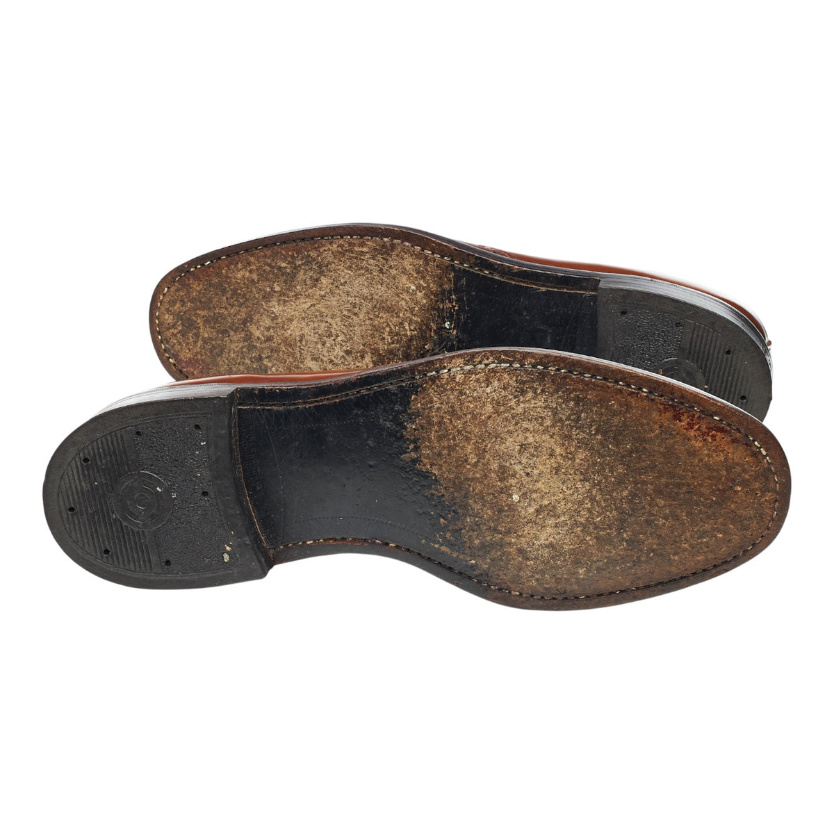 'Braemar' Tan Brown Leather Derby Brogue UK 8 F