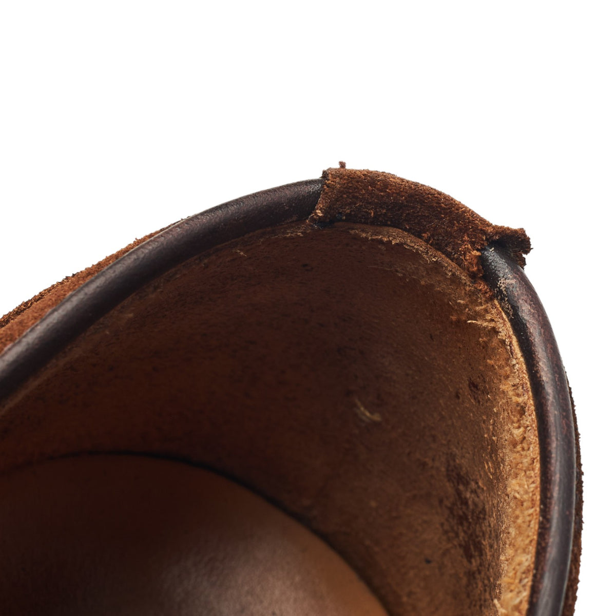 'Lincoln' Snuff Brown Suede Tassel Loafers UK 9 F