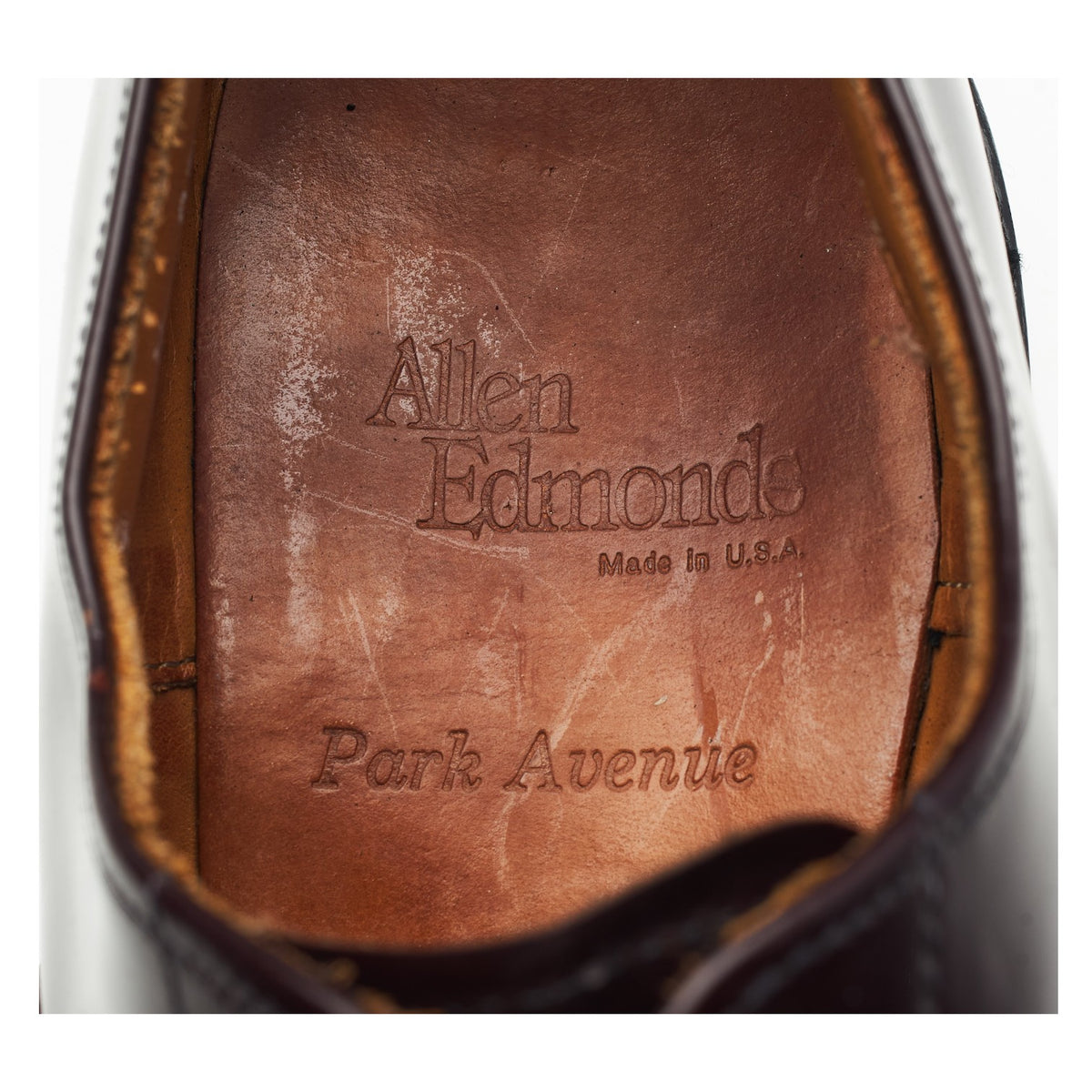 'Park Avenue' Burgundy Leather Oxford UK 8 US 9 D